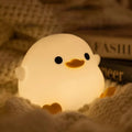 DoDo Duck Cute Silicone Night Light – Dimmable Rechargeable LED Bedside Lamp for Baby Room & Home Decor