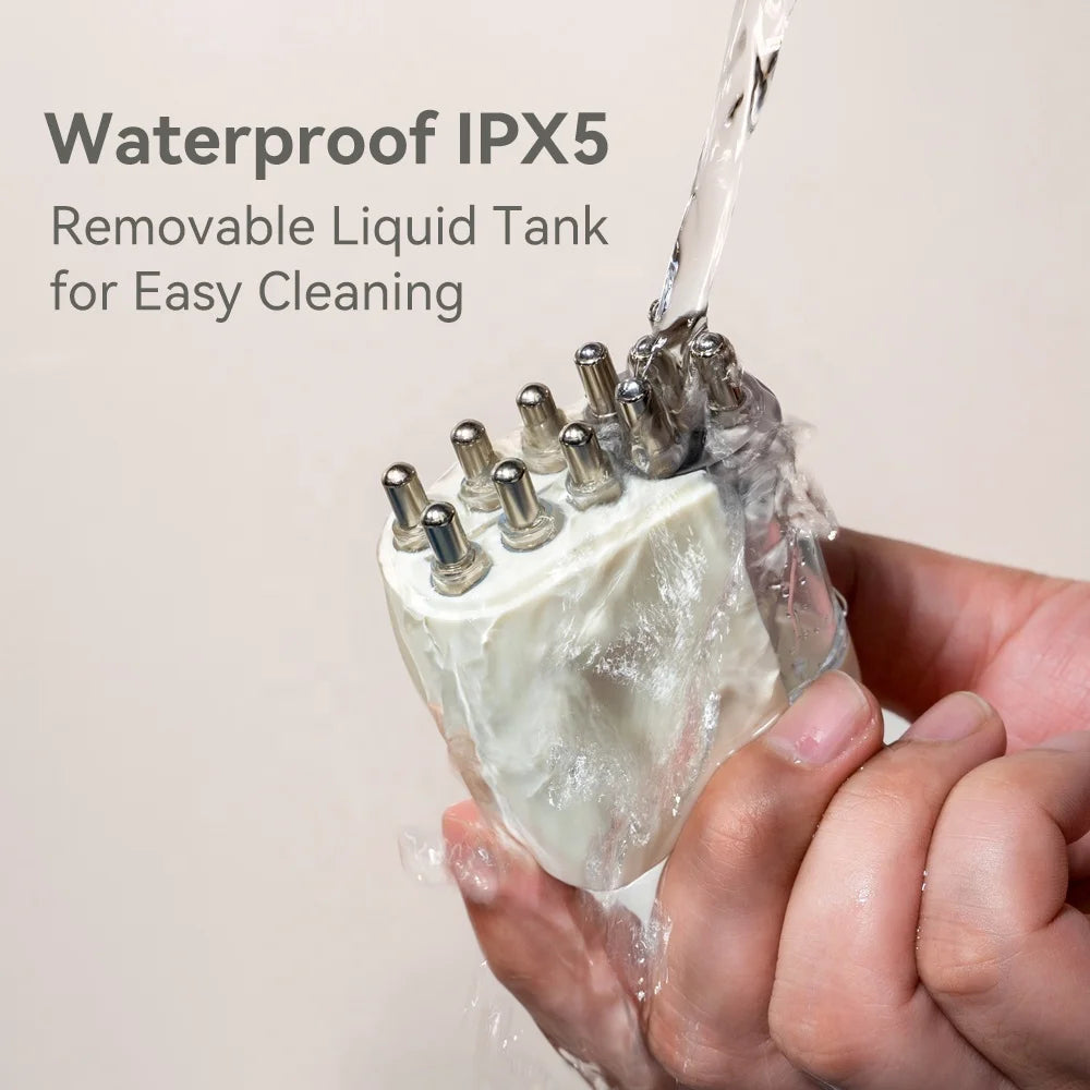 Hot Sale Mini Hair Care Roller Ball Massage Comb with LED Therapy – Rechargeable Scalp Massager & Essential Oil Dispenser